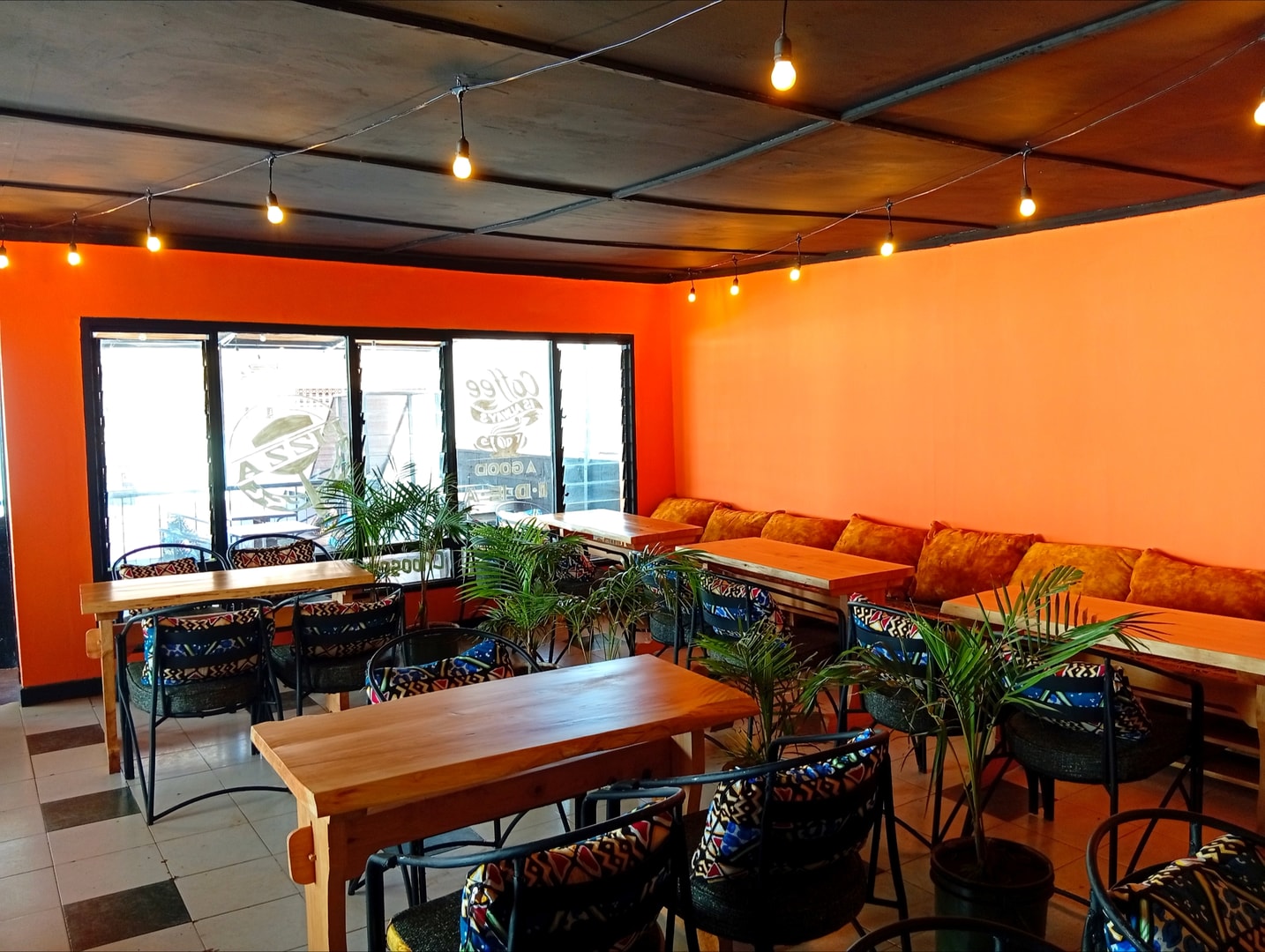 Nyeri Town Branch - Vibrant Orange Interior