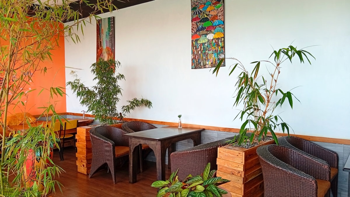 Dining space with natural light - King'ong'o Branch