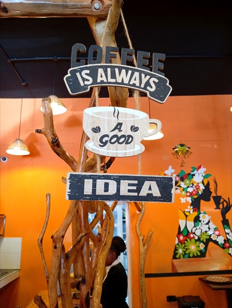 Coffee is Always a Good Idea wall sign